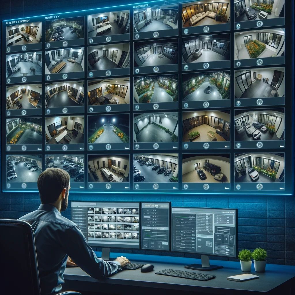 Managing Apartment Security cameras with Live Video Surveillance